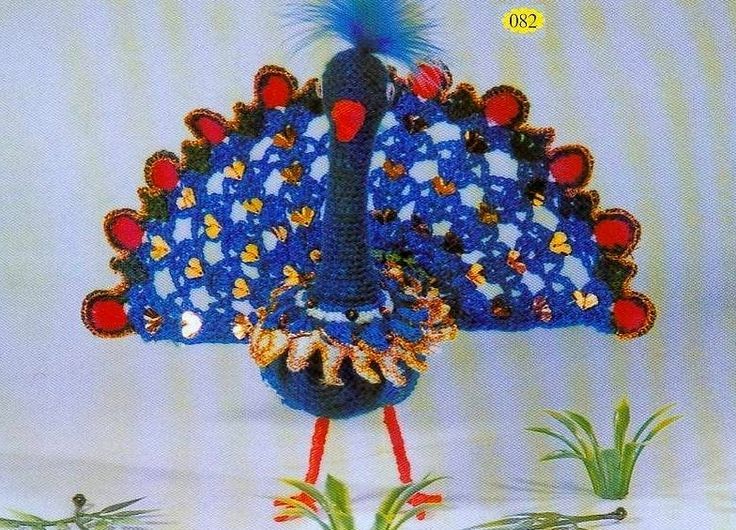 Patrones para Crochet: Patron Crochet Pavo Real | Amigurumis ...