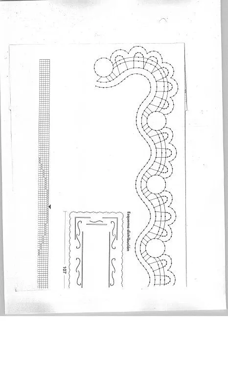 patrones encaje de bolillos | Aprender manualidades es facilisimo.com
