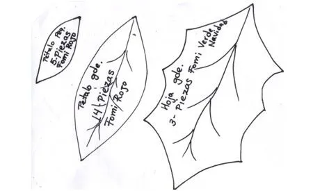 Patrones de flor de navidad - Imagui