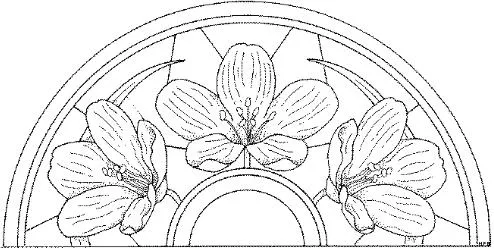 Patrones de flores para pintar sobre tela