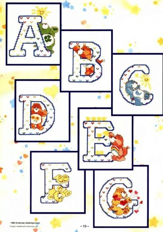patrones letras (5) | Aprender manualidades es facilisimo.