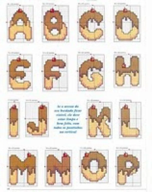 Patrones de letras para patchwork - Imagui