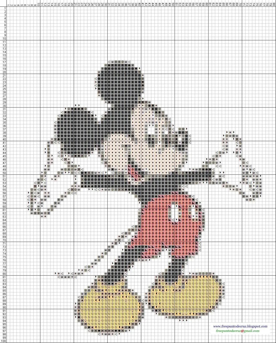 Patrones Mickey Mouse punto de cruz - Imagui