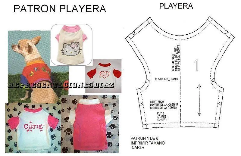 Patrones O Moldes Para Confeccionar Ropa Para Mascotas, En | Small dog clothes, Dog winter clothes, Dog clothes patterns