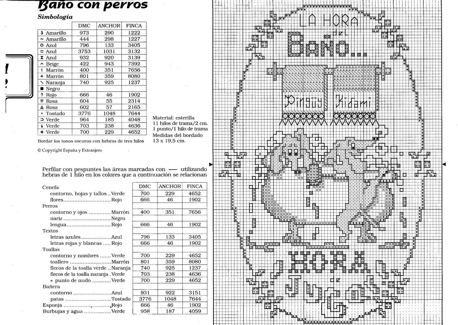 Patrones en punto de cruz gratis para imprimir - Imagui