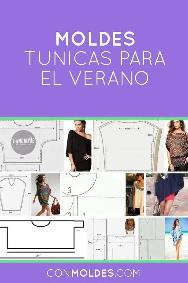 Patrones para hacer de TUNICAS para el VERANO 