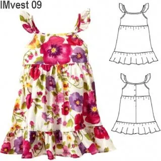 Patrones de vestidos de niñas gratis - Imagui