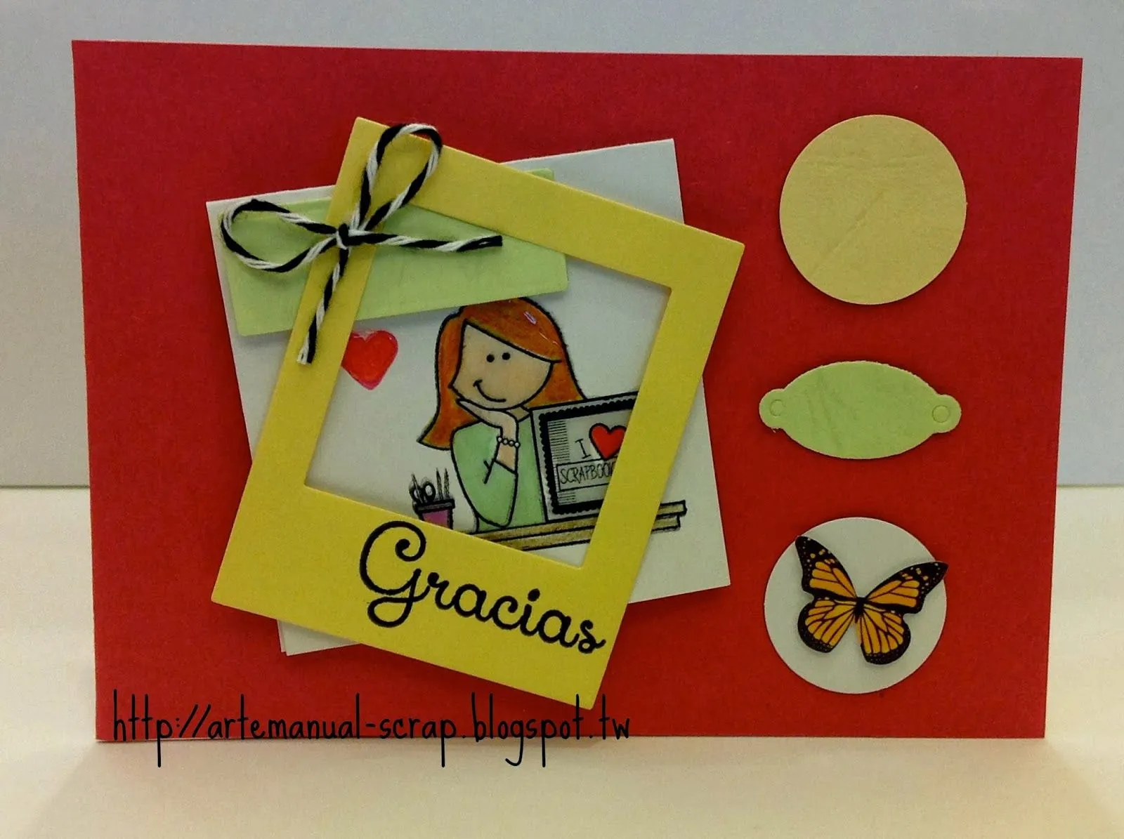 Patsy's Scrapbooking: "Tarjeta de agradecimiento" - Dia Mundial de ...