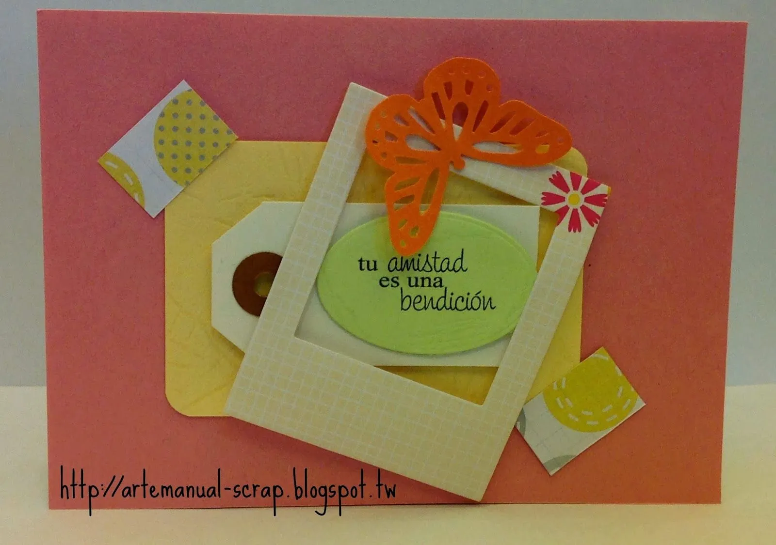 Patsy's Scrapbooking: "Tarjeta amistad" - Dia Mundial de hacer ...