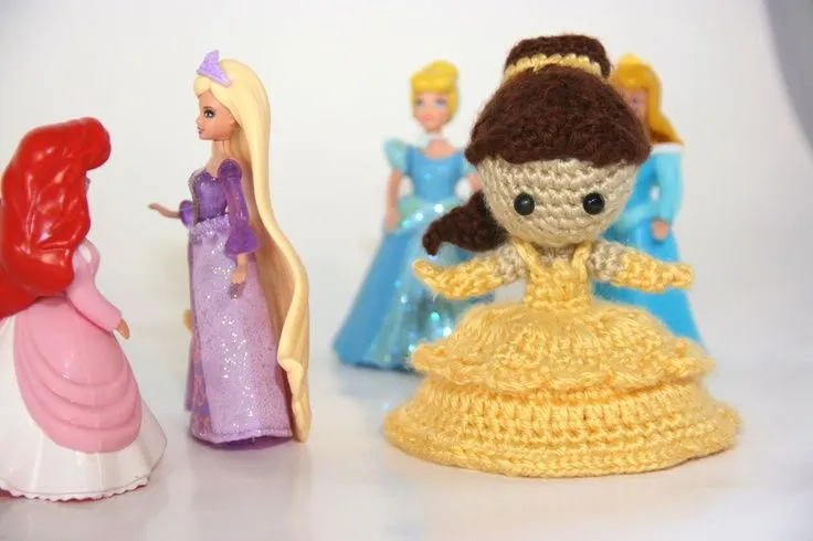 PATTERN Instant Download Belle Beauty and the Beast Crochet Doll ...