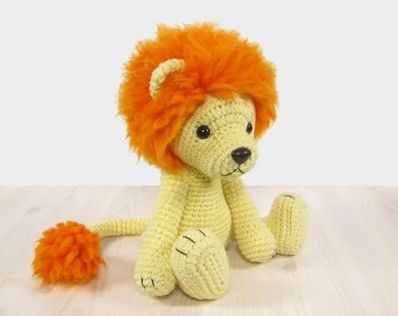 PATTERN: Lion Amigurumi lion pattern Crochet por KristiTullus