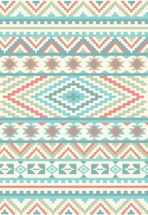 Pattern/Design/Art/Illustration/inspiration Hipster Pastel tribal ...