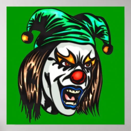El payaso asesino para. dibujar - Imagui