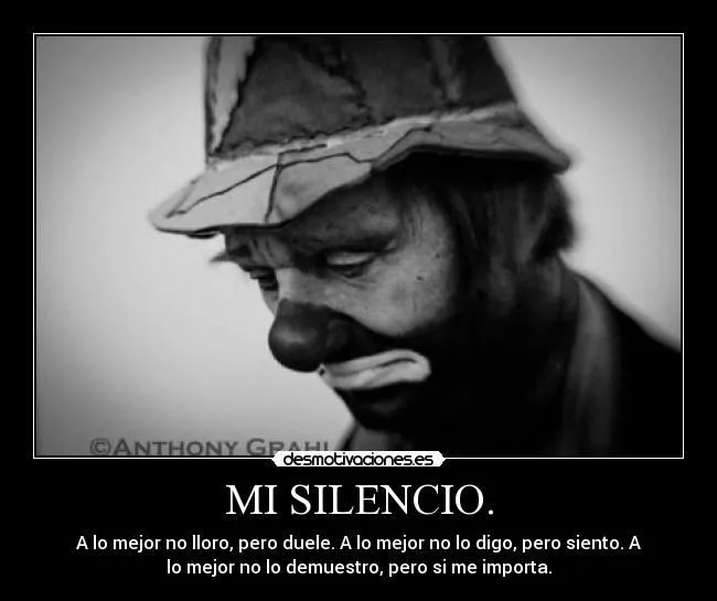 Payaso Triste Mi Silencio | o* | Pinterest | Nostalgia y Amor