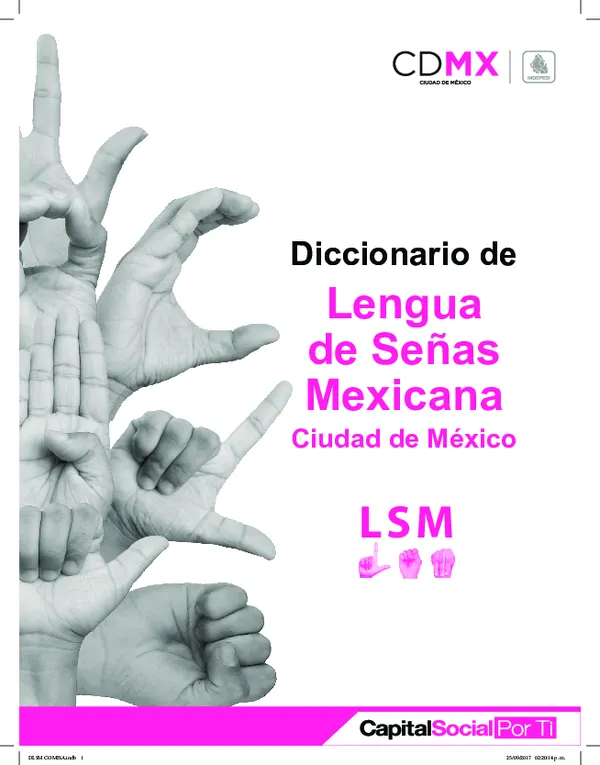 PDF) Lengua de Señas Mexicana LSM Ciudad de México | Marco LM - Academia.edu