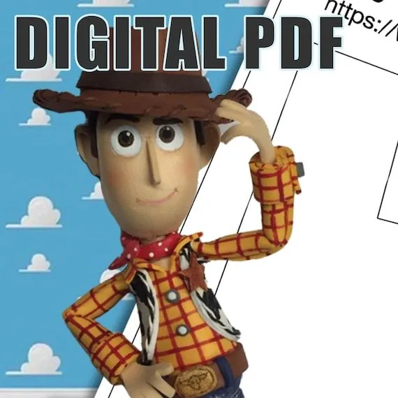 PDF Woody moldes para min-fofucha y fofulapiz - Etsy México