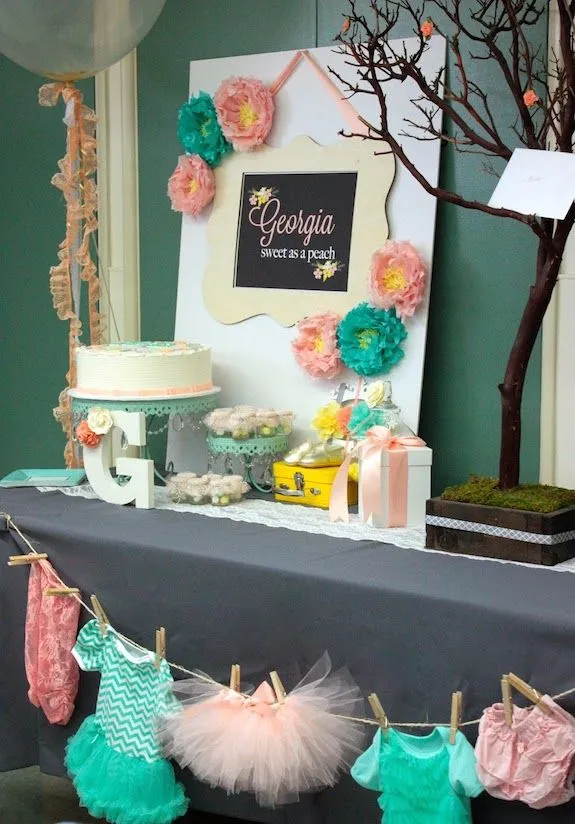 Peach Baby Shower Ideas with Stylish Pictures and Ideas