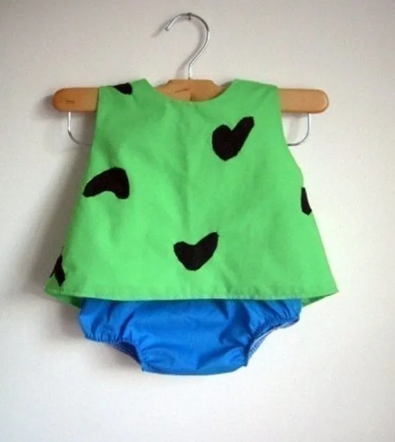 Pebbles and Bam Bam Costumes girl boy clothing por RaeGun