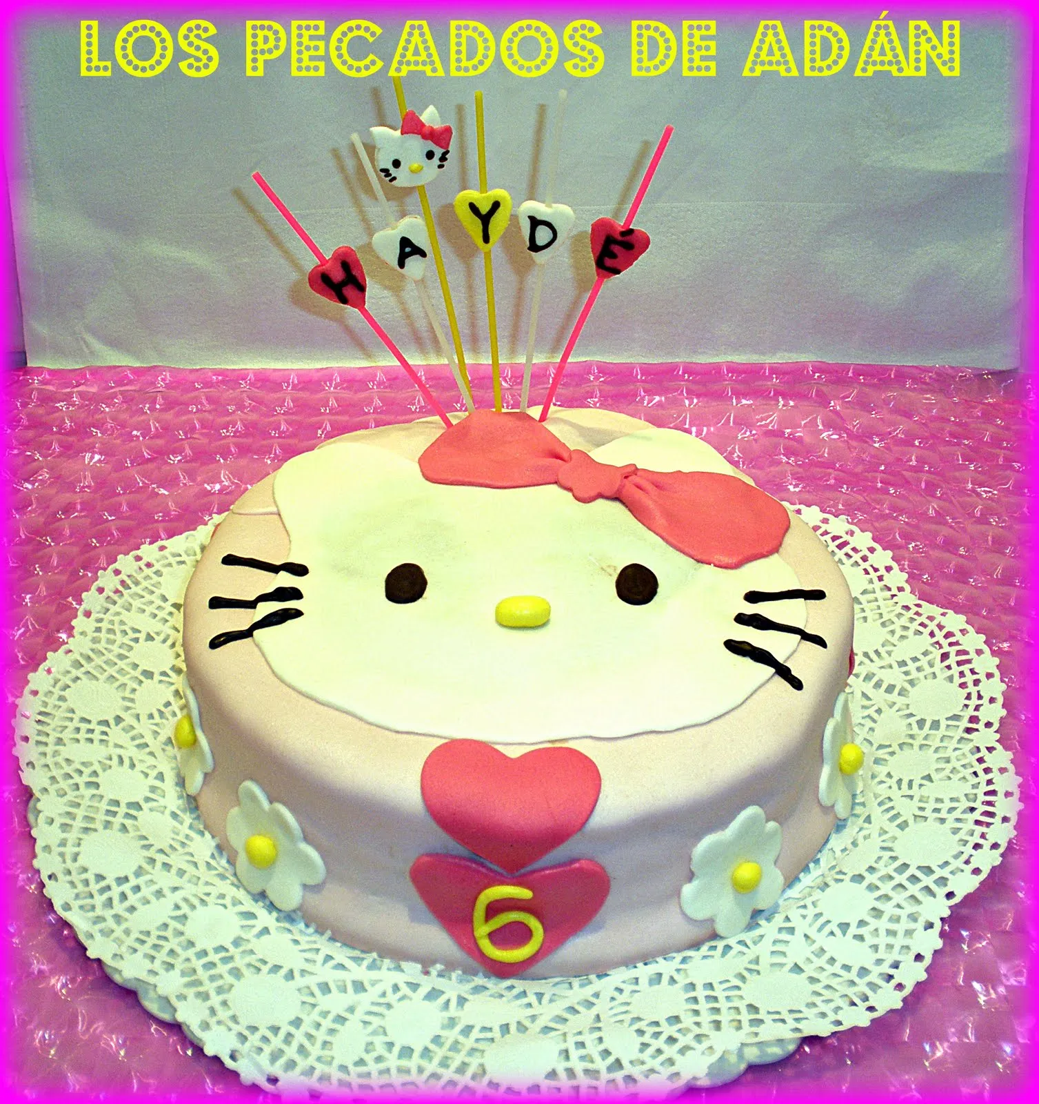 Los pecados de Adán: TARTA HELLO KITY