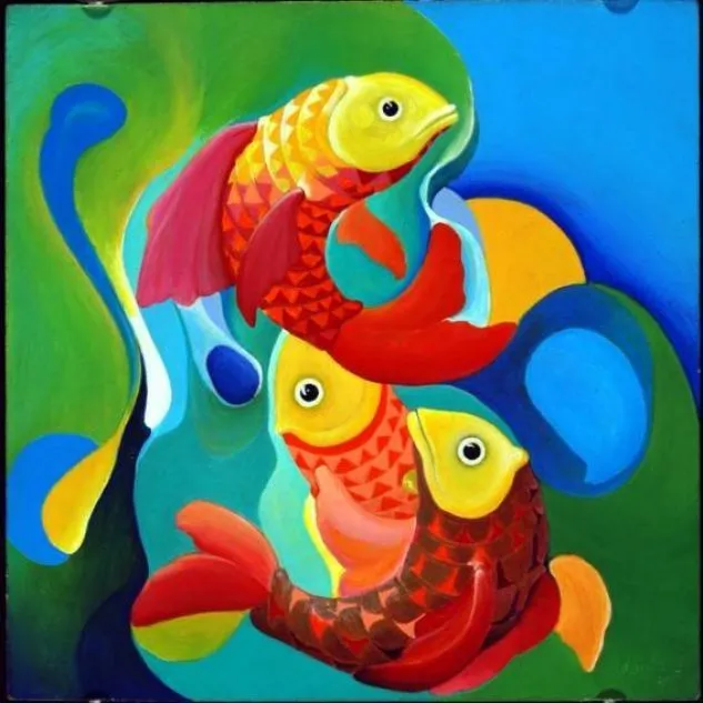 Los tres peces Carlos Carrillo - Artelista.com