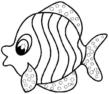 Dibujos infantiles de peces para colorear - Imagui