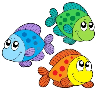 Peces de colores para imprimir - Imagui