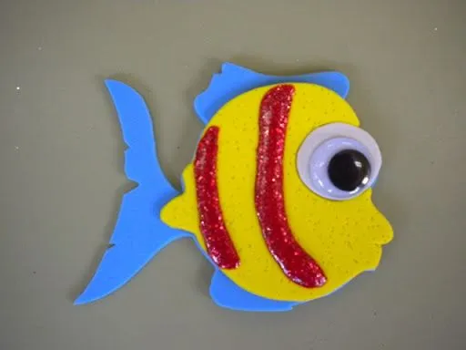 Peces de goma eva - Imagui