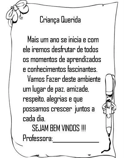 Pedagógiccos: Cartão de boas-vindas: Volta às aulas