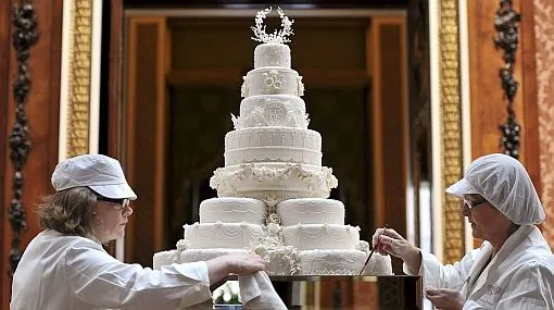 Pedazo de torta del matrimonio del príncipe William y Kate será ...