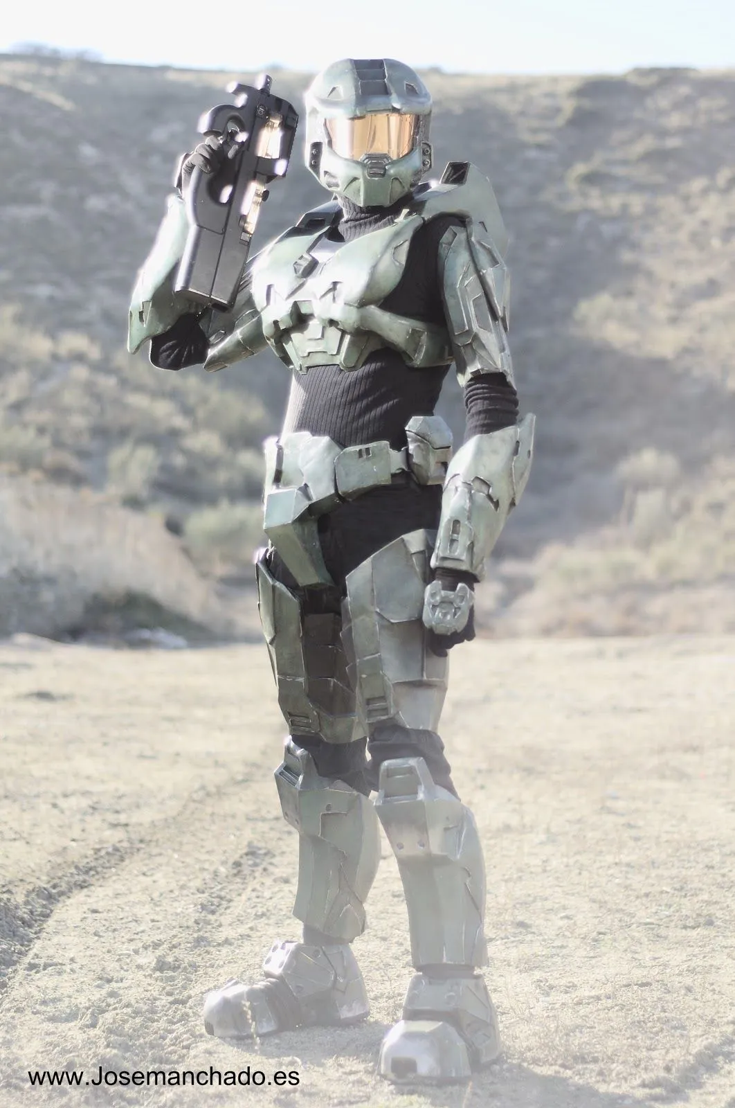 Pedro de Oro Martín. Proyectos: Cosplay del Jefe Maestro de Halo