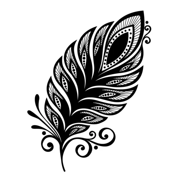 Peerless plumas decorativas — Vector stock © Krivoruchko #32946091