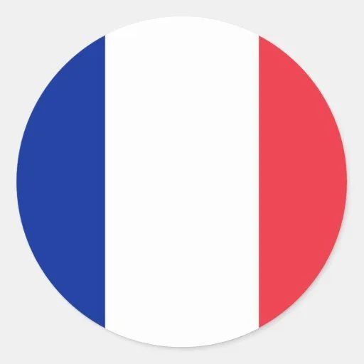 Pegatinas Bandera De Francia | Diseños de stickers Bandera De ...