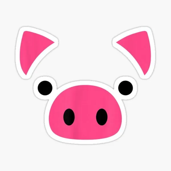 Pegatinas: Disfraz De Cara De Cerdo Divertido Halloween | Redbubble