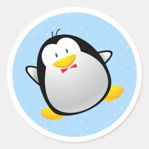 Pegatinas Pingüinos Del Dibujo Animado | Diseños de stickers ...