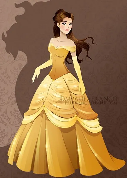 La Bella y la Bestia de Disney - Blog: Fanart de Bella