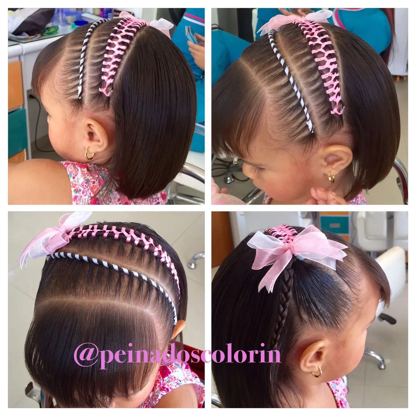 Peinados en cinta para cabello corto también en colorin ...