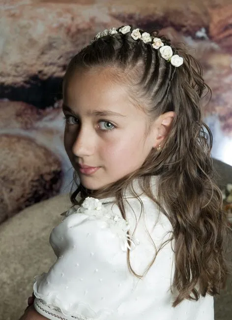 Peinados: Peinados para comunion de niña