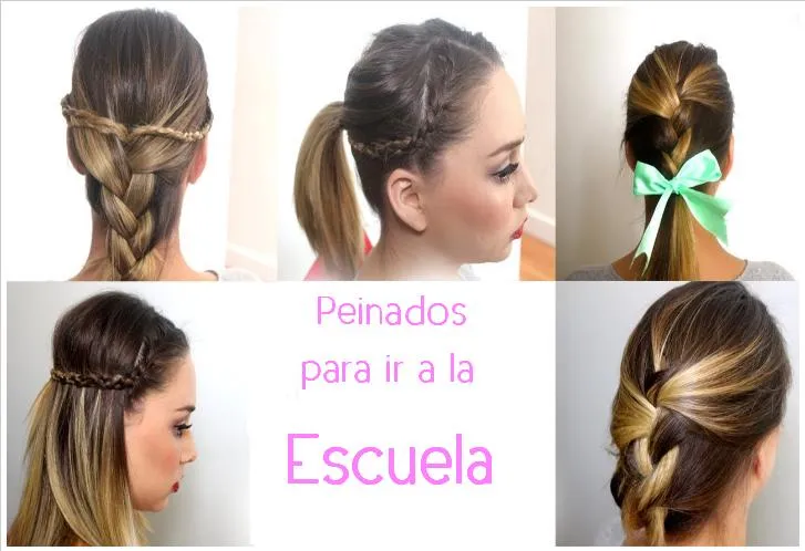 Fotos de Peinados para ir a Clases ‹ Maquillaje, Tutoriales y ...