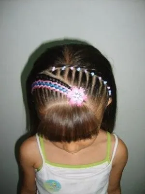 peinados infantiles con trenzas (1) | peinados infantiles | Pinterest