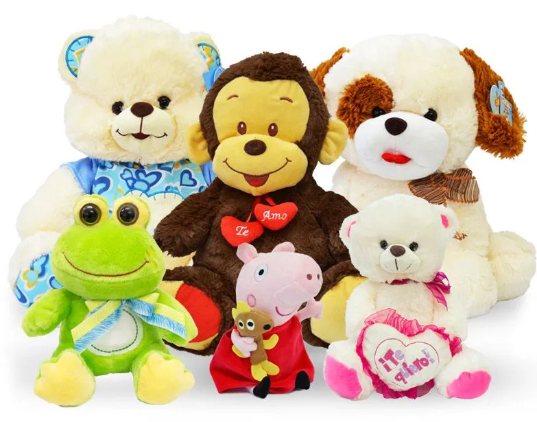 PEL1001 - Peluche y flores. Peluches para agregar a sus ...