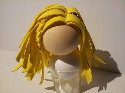 Como hacer pelo chino de fofuchas - Imagui