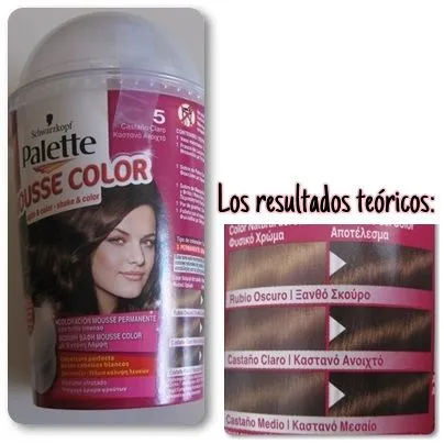 Esto va de pelo... PALETTE MOUSSE COLOR DE SCHWARZKOPF (Antes y ...