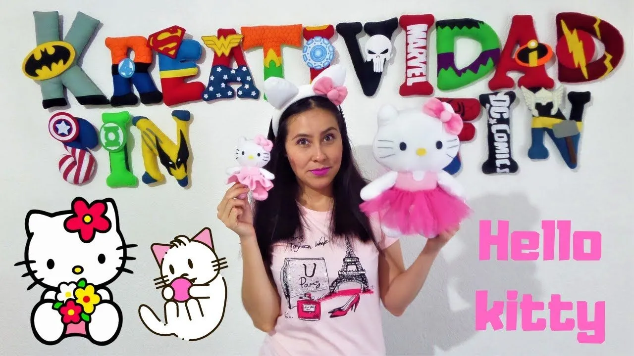 Como hacer un peluche de Hello Kitty fácil y sencillo...!!! (Video 24) -  YouTube