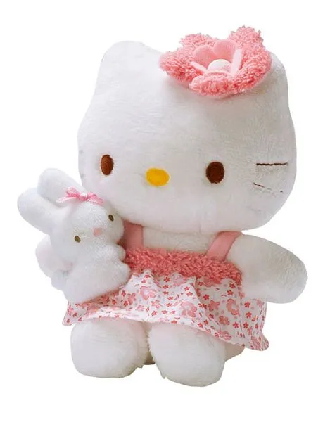 Peluche Hello Kitty 14 cm petit lapin - PLUSHTOY