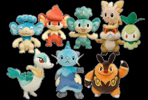Peluches de Pokémon Blanco y Negro | Canal POKéMON