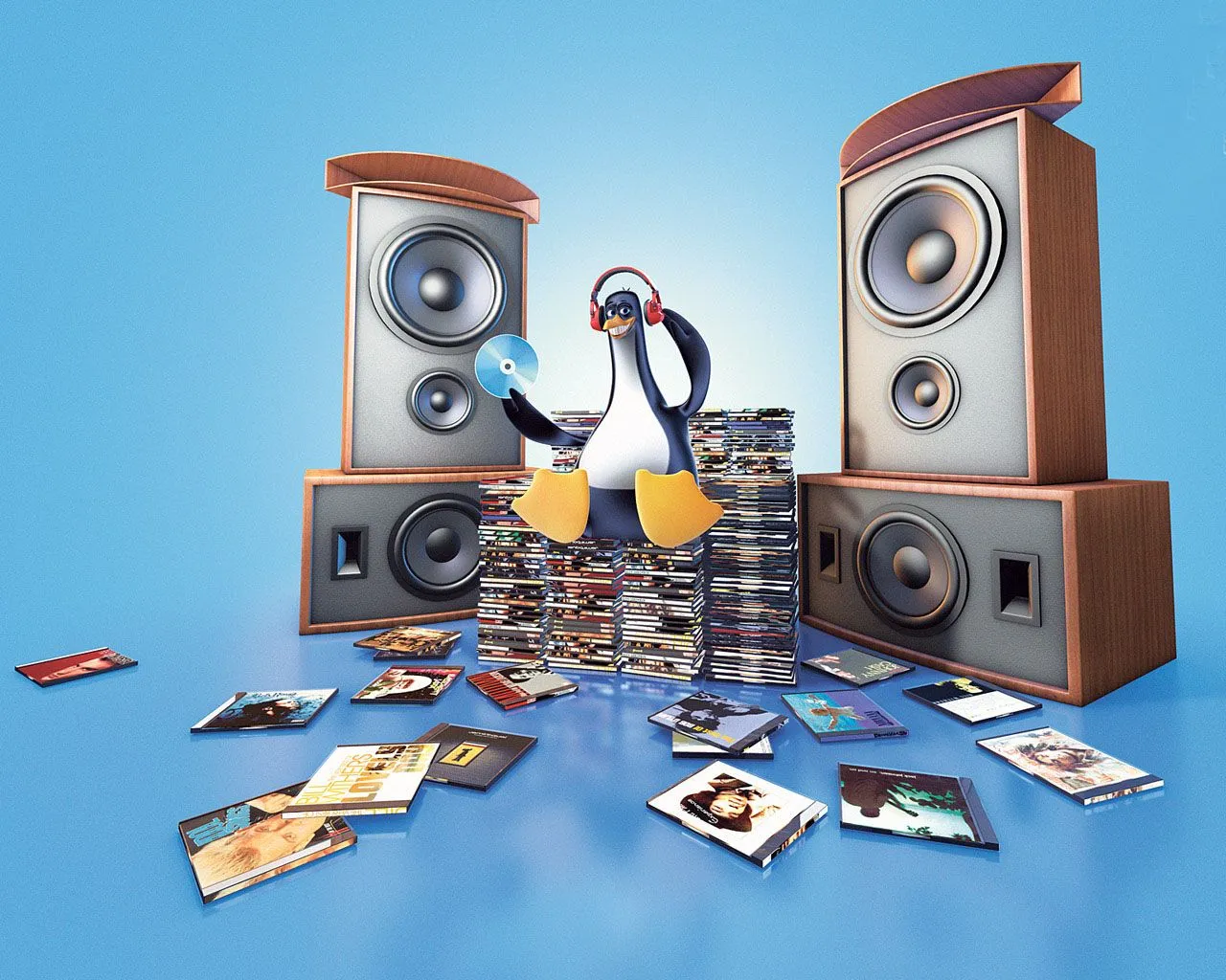 Penguin DJ Wallpaper Wallpapers - HD Wallpapers 78540