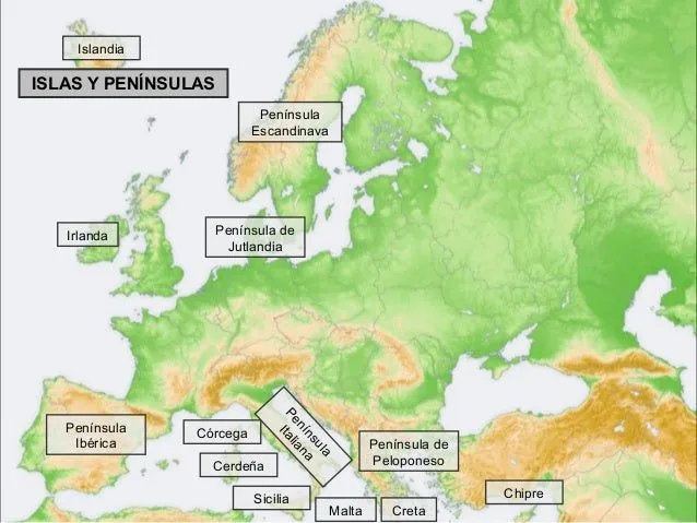 Peninsulas de europa - Imagui