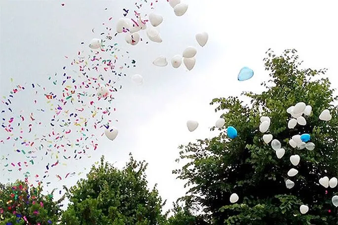 Has pensado usar globos en la decoración de la boda?