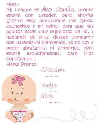 pensamientos para baby shower hermosos | Dulces ideas | Pinterest ...