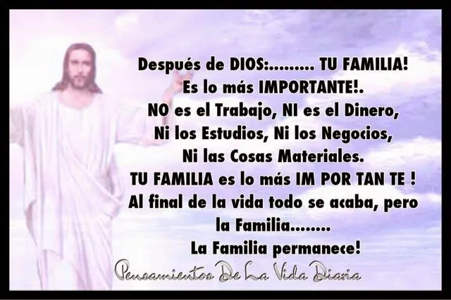 Pensamientos De La Vida Diaria : Después de DIOS:......... TU ...